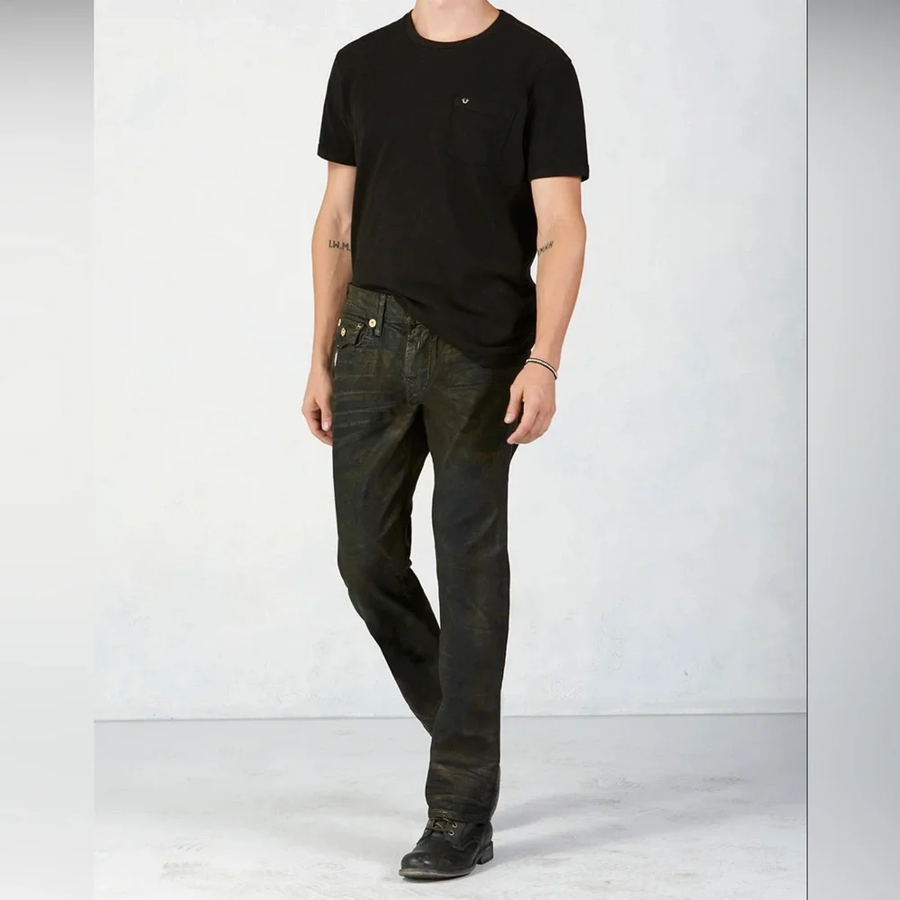 True Religion Ricky Super T Limited Edition Bronzed Shadows Jeans